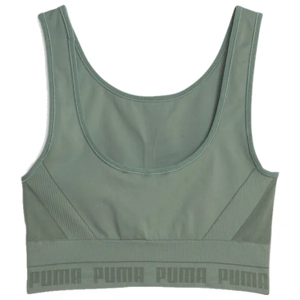 Топ для женщин Puma Evoknit Crop Top Эвкалипт photo 2