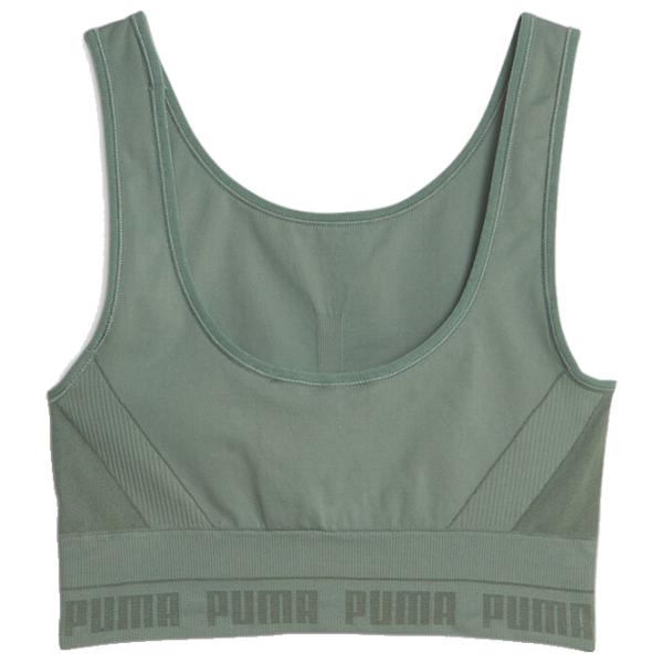 Топ для женщин Puma Evoknit Crop Top Эвкалипт photo 2