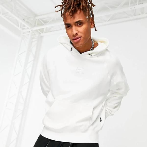 Hanorac pentru bărbați Nike M Nsw Air Ft Drept/ White photo 2