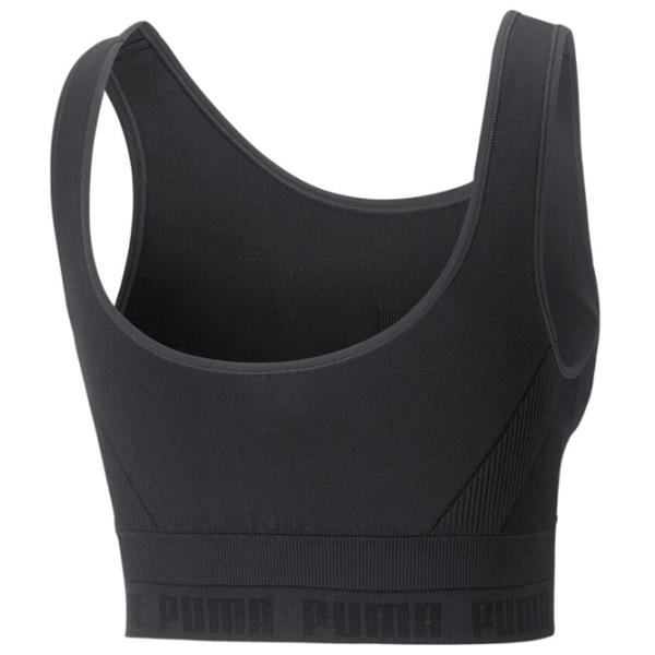 Топ для женщин Puma Evoknit Crop Top Черный photo 2