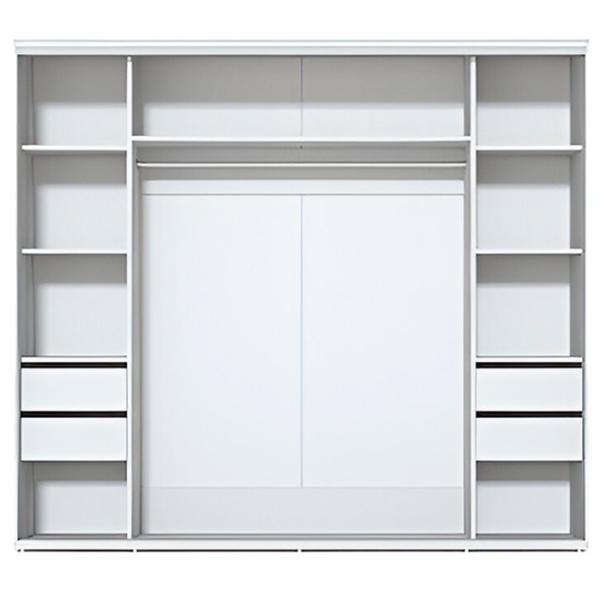 Шкаф Купе Fabrik Home 10926203 240 x 60см x 216 / ЛДСП / Белый ясень photo 3 Шкаф Купе Fabrik Home 10926203 240 x 60см x 216 / ЛДСП / Белый ясень photo 3