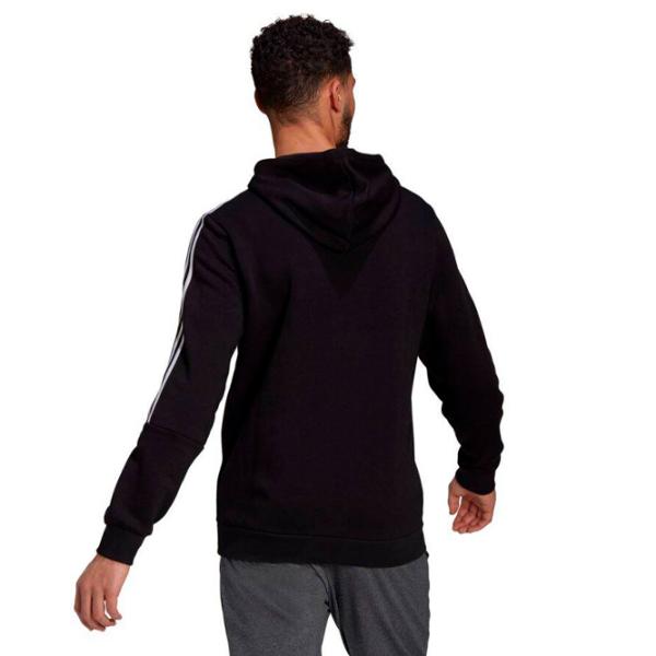 Hanorac pentru bărbați Adidas Fleece Cut 3 Stripes Drept/ Black photo 3