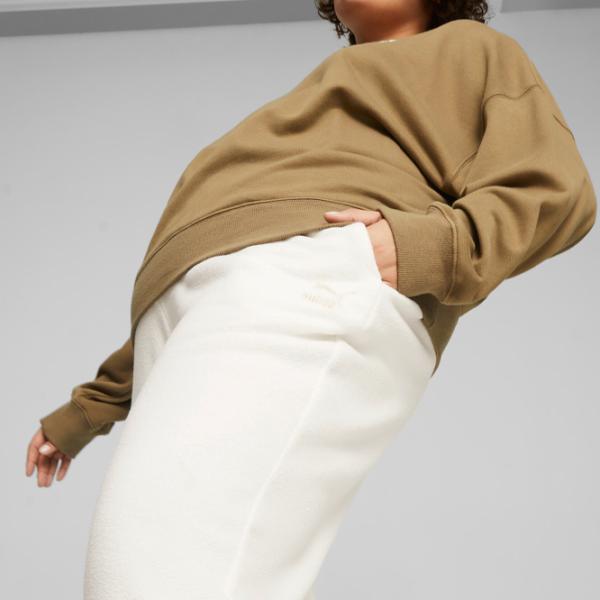 Спортивные штаны для женщин Puma Classics Fleece Sweatpants M/ Frosted Ivory photo 5