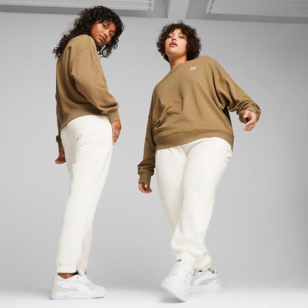 Pantaloni spotivi pentru femei Puma Classics Fleece Sweatpants XL/ Frosted Ivory photo 3