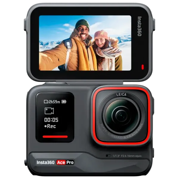 Cameră action Insta360 Ace Pro Standalone CINSAAJA 48 MP / 1650 mAh / Black photo 2