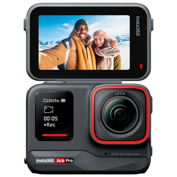 Cameră action Insta360 Ace Pro Standalone CINSAAJA 48 MP / 1650 mAh / Black photo 2