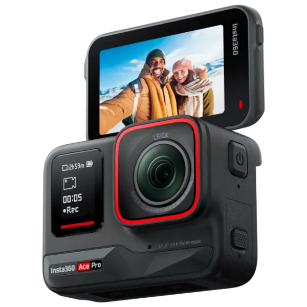 Cameră action Insta360 Ace Pro Standalone CINSAAJA 48 MP / 1650 mAh / Black photo 3