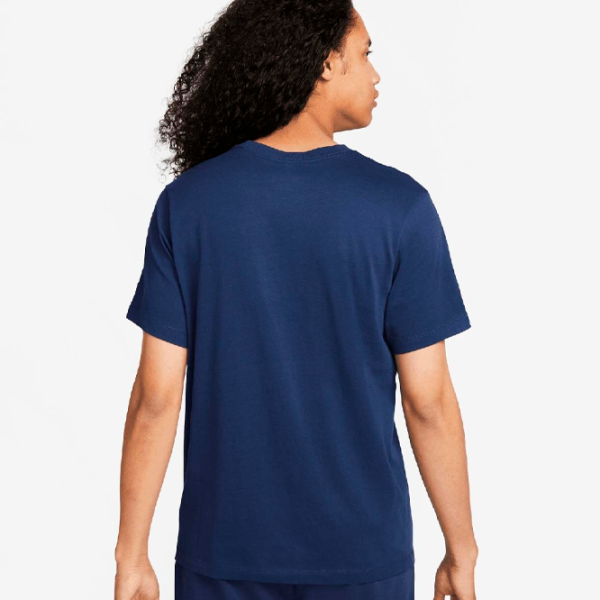 Tricou pentru bărbați Nike M Nsw Tee Club+ Lbr 100% bumbac/ Navy photo 2