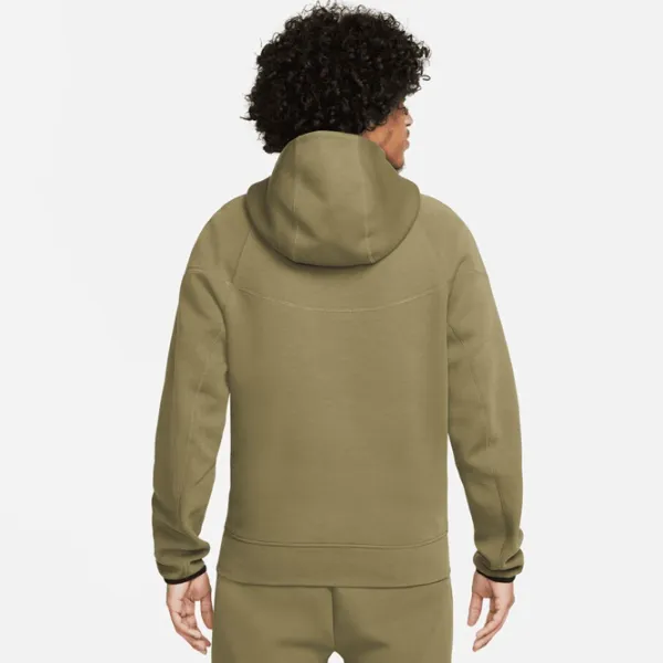Hanorac pentru bărbați Nike M Nk Tch Flc Fz Wr Drept/ Green photo 2