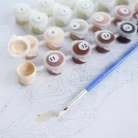 Pictură pe numere BrushMe Balerina într-un nor de tandrețe BS52894FC 50 x 40 cm/ Verticală photo 5