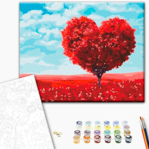 Pictură pe numere BrushMe Inima naturii BS52254FC 50 x 40 cm/ Orizontală photo 2