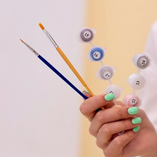 Картина по номерам BrushMe Кофе и цветы BS34314FC 50 x 40 см/ Горизонтальная photo 4