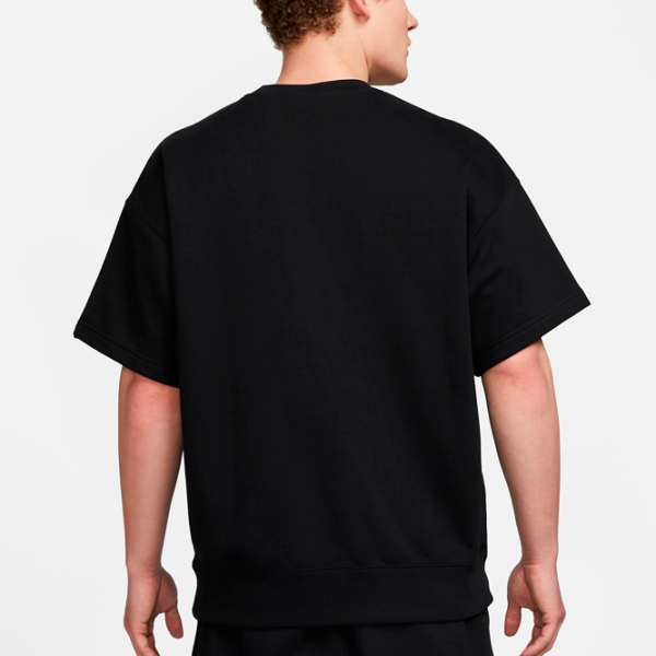 Tricou pentru bărbați Nike M Nk Solo Swsh Ft Ss Top 50-100% bumbac, 0-50% poliester/ Black photo 2