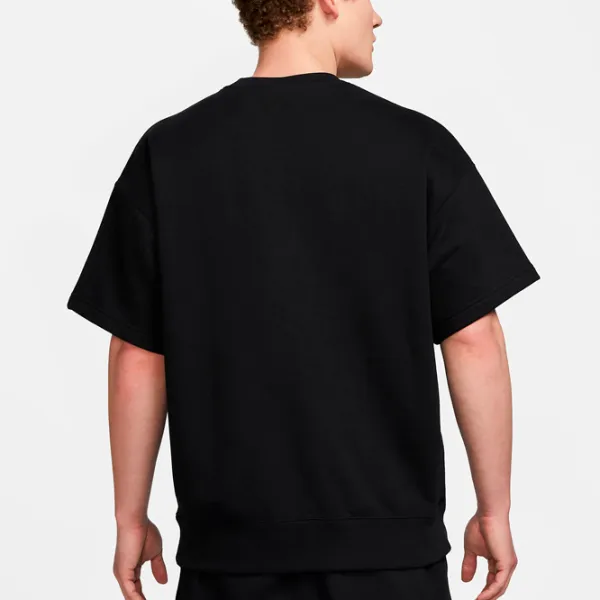 Футболка для мужчин Nike M Nk Solo Swsh Ft Ss Top 50-100% хлопок, 0-50% полиэстер/ Черный photo 2