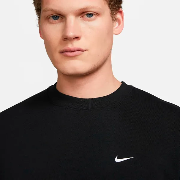 Tricou pentru bărbați Nike M Nk Solo Swsh Ft Ss Top 50-100% bumbac, 0-50% poliester/ Black photo 3