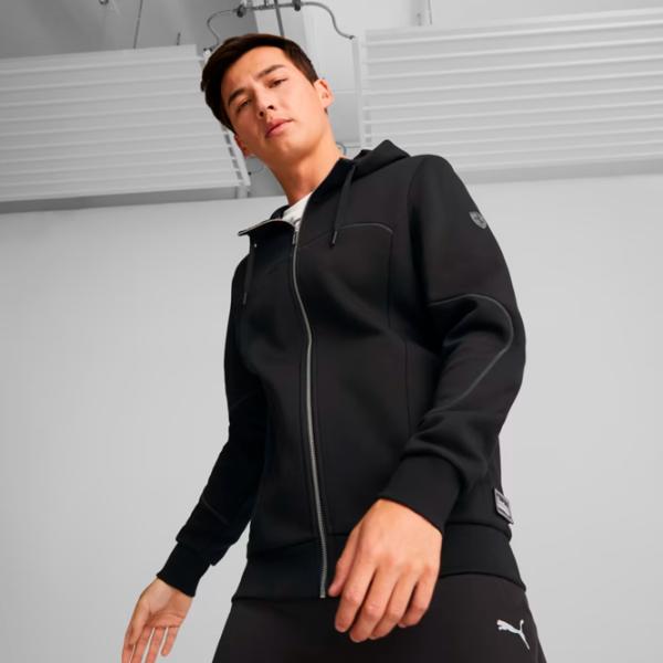 Hanorac pentru bărbați Puma Ferrari Style Hooded Jacket Drept/ Black photo 2