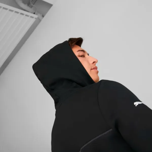Hanorac pentru bărbați Puma Ferrari Style Hooded Jacket Drept/ Black photo 3