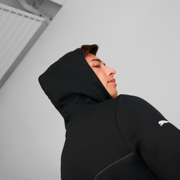 Hanorac pentru bărbați Puma Ferrari Style Hooded Jacket Drept/ Black photo 3