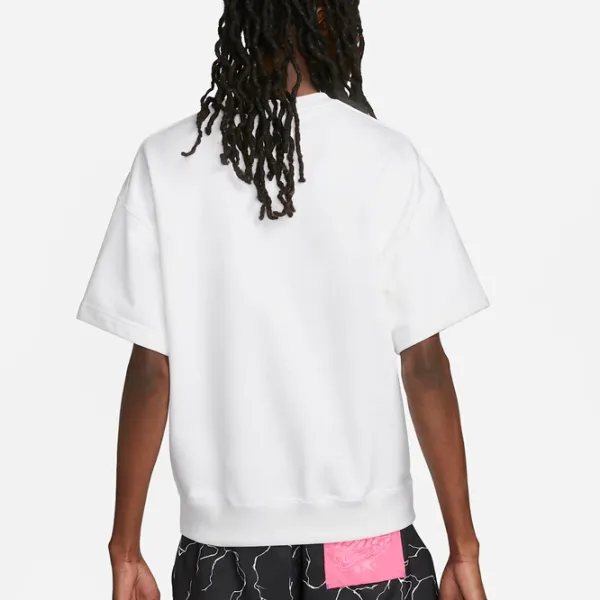 Tricou pentru bărbați Nike M Nk Solo Swsh Ft Ss Top 50-100% bumbac, 0-50% poliester/ White photo 2