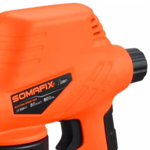 Краскопульт Somafix SFX8646 0.8 л/ Оранжевый photo 2