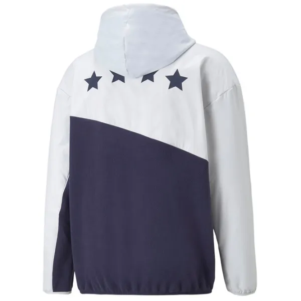 Hanorac pentru bărbați Puma Figc Ftblstatement Winterized Drept/ Blue photo 2