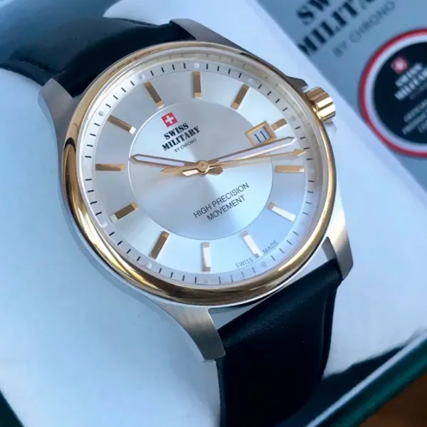 Ceas de mână pentru bărbați Swiss Military SM30200.14 Cuarț/ 39 mm photo 2