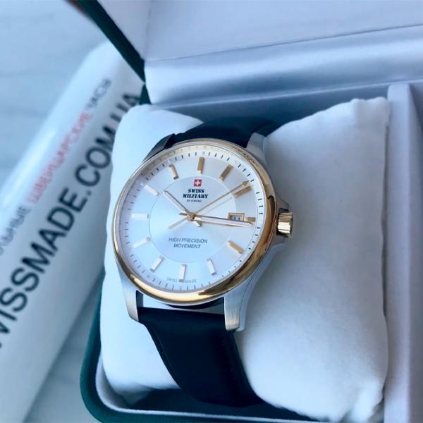 Ceas de mână pentru bărbați Swiss Military SM30200.14 Cuarț/ 39 mm photo 3