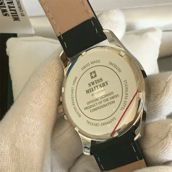 Ceas de mână pentru bărbați Swiss Military SM30200.12 Cuarț/ 39 mm photo 4 Ceas de mână pentru bărbați Swiss Military SM30200.12 Cuarț/ 39 mm photo 4
