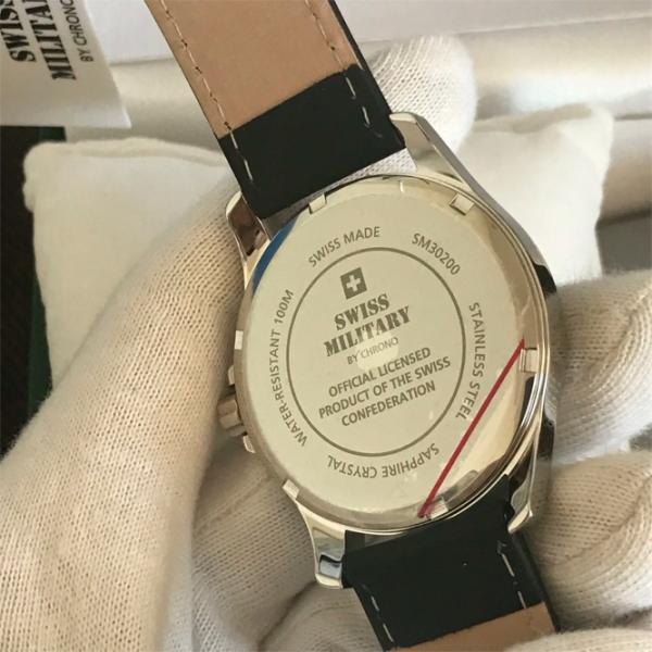 Ceas de mână pentru bărbați Swiss Military SM30200.12 Cuarț/ 39 mm photo 4 Ceas de mână pentru bărbați Swiss Military SM30200.12 Cuarț/ 39 mm photo 4