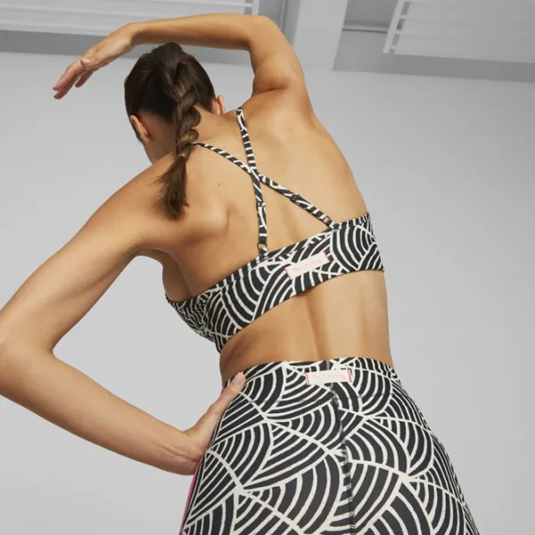 Топ для женщин Puma Lemlem Low Impact Bra Черный photo 4