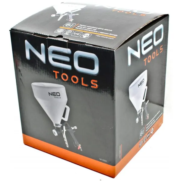Краскопульт NEO Tools 14-220 0.6 л/ Серый photo 6