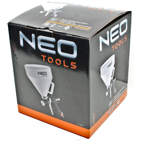 Краскопульт NEO Tools 14-220 0.6 л/ Серый photo 6