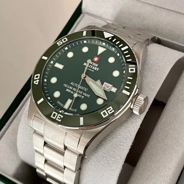 Ceas de mână pentru bărbați Swiss Military SMA34075.03 Mecanic/ 44 mm photo 5 Ceas de mână pentru bărbați Swiss Military SMA34075.03 Mecanic/ 44 mm photo 5