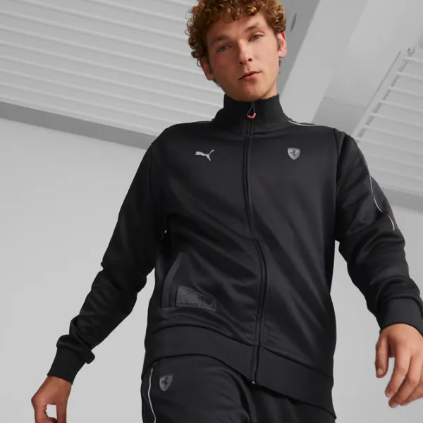 Толстовка для мужчин Puma Ferrari Style Mt7 Track Прямой/ Черный photo 3