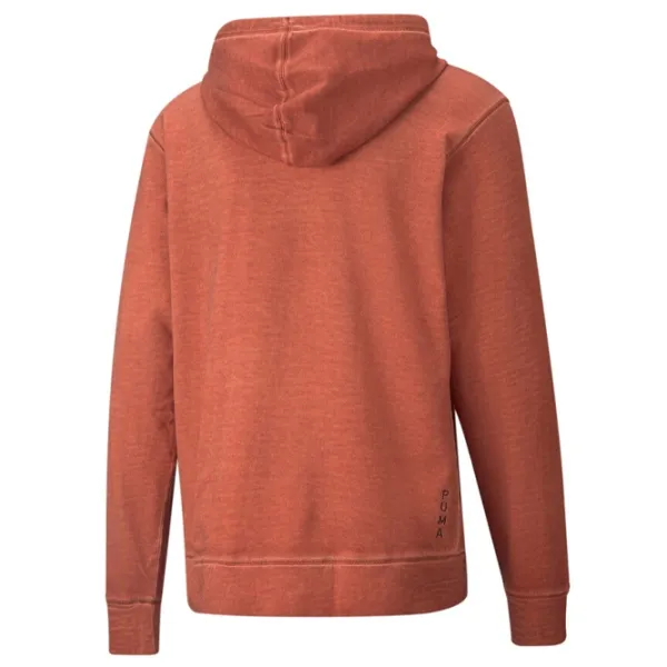 Hanorac pentru bărbați Puma Studio Wash Hoodie M Drept/ Orange photo 3