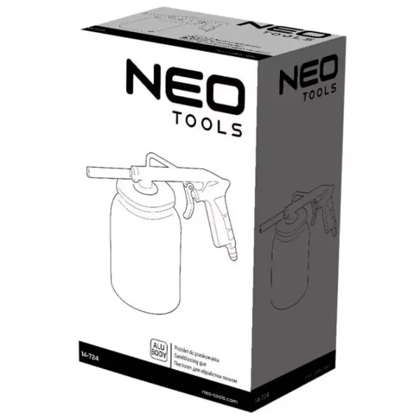Pistol de sablare NEO Tools 14-724 0.75 l/ Gray photo 5