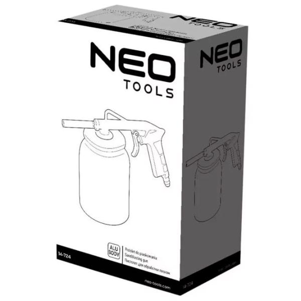Pistol de sablare NEO Tools 14-724 0.75 l/ Gray photo 5
