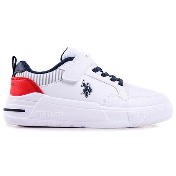Adidași pentru băieți U.S. Polo Assn. 3W THALES JR 3PR Primăvară - vară/ White photo 2 Adidași pentru băieți U.S. Polo Assn. 3W THALES JR 3PR Primăvară - vară/ White photo 2