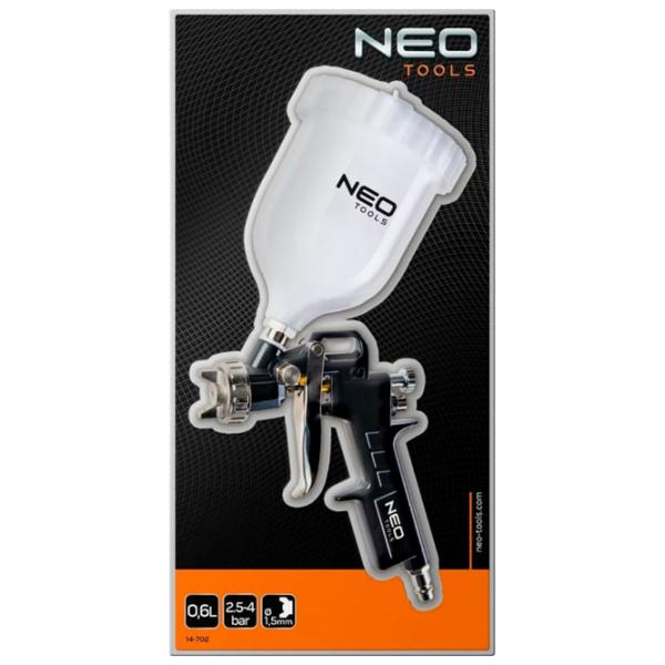 Aerograf NEO Tools 14-702 0.6 l/ Gray photo 7