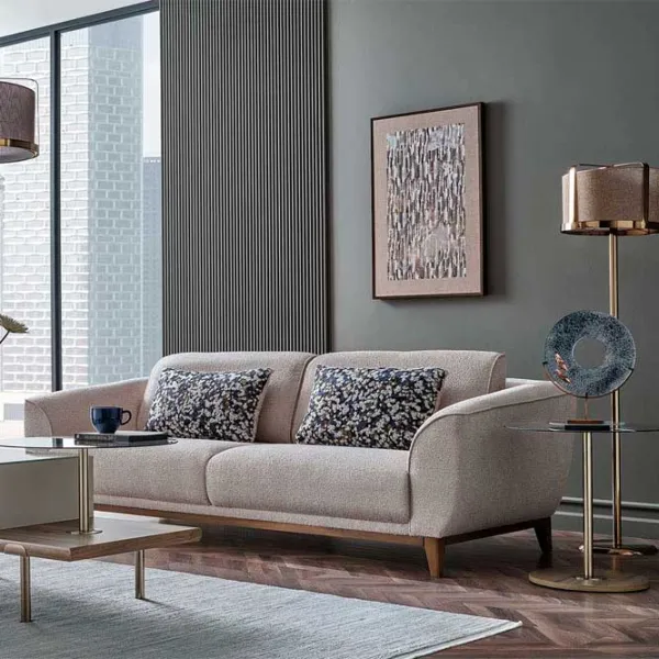 Canapea Dogtas Nevada (3120016675) Catifea/ Beige photo 2