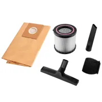 Промышленный пылесос Graphite 58GE124 60 Вт / Нержавеющая сталь photo 6