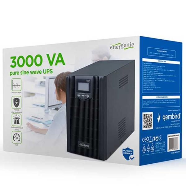 ИБП Gembird EG-UPS-PS3000-01 Черный photo 4