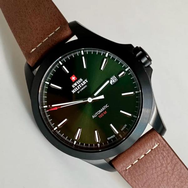 Ceas de mână pentru bărbați Swiss Military SMA34077.12 Mecanic/ 42 mm photo 2 Ceas de mână pentru bărbați Swiss Military SMA34077.12 Mecanic/ 42 mm photo 2