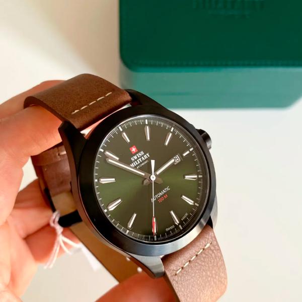 Ceas de mână pentru bărbați Swiss Military SMA34077.12 Mecanic/ 42 mm photo 4 Ceas de mână pentru bărbați Swiss Military SMA34077.12 Mecanic/ 42 mm photo 4