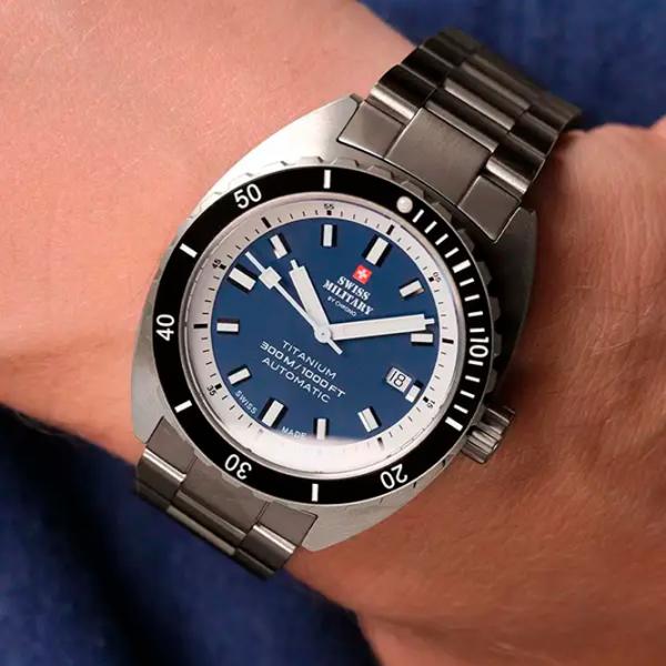 Ceas de mână pentru bărbați Swiss Military SMA34100.03 Mecanic/ 42 mm photo 2 Ceas de mână pentru bărbați Swiss Military SMA34100.03 Mecanic/ 42 mm photo 2