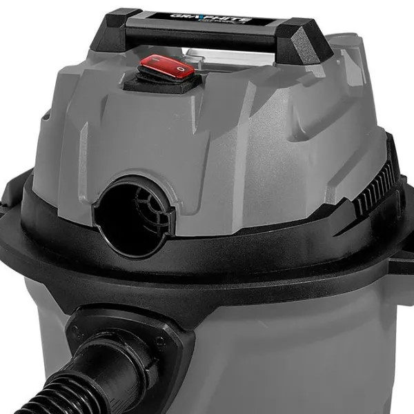 Промышленный пылесос Graphite 58GE133 50 Вт/ Серый photo 3