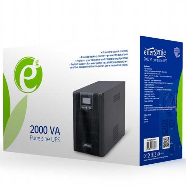 ИБП Gembird EG-UPS-PS1000-01 Черный photo 4