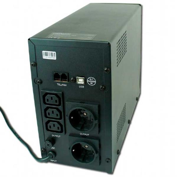 ИБП Gembird EG-UPS-033 Черный photo 2