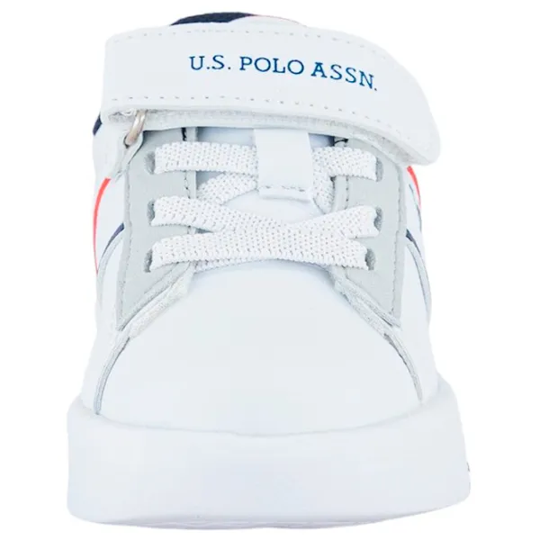 Adidași pentru băieți U.S. Polo Assn. 3W TRAVIS JR 3PR Primăvară - vară/ White photo 4