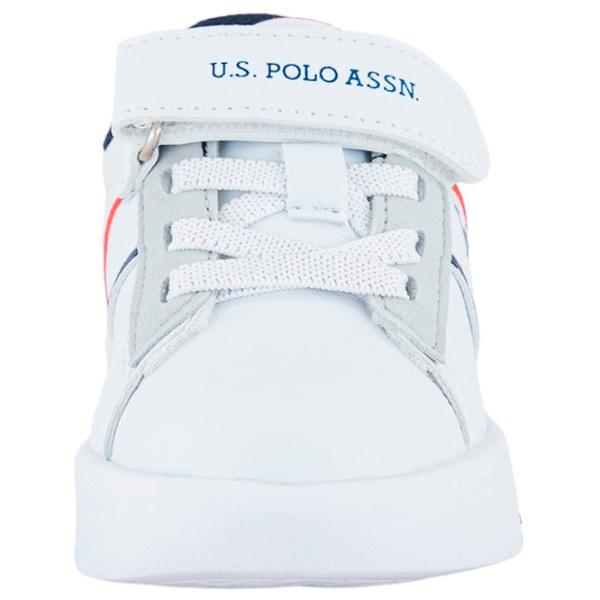 Adidași pentru băieți U.S. Polo Assn. 3W TRAVIS JR 3PR Primăvară - vară/ White photo 4